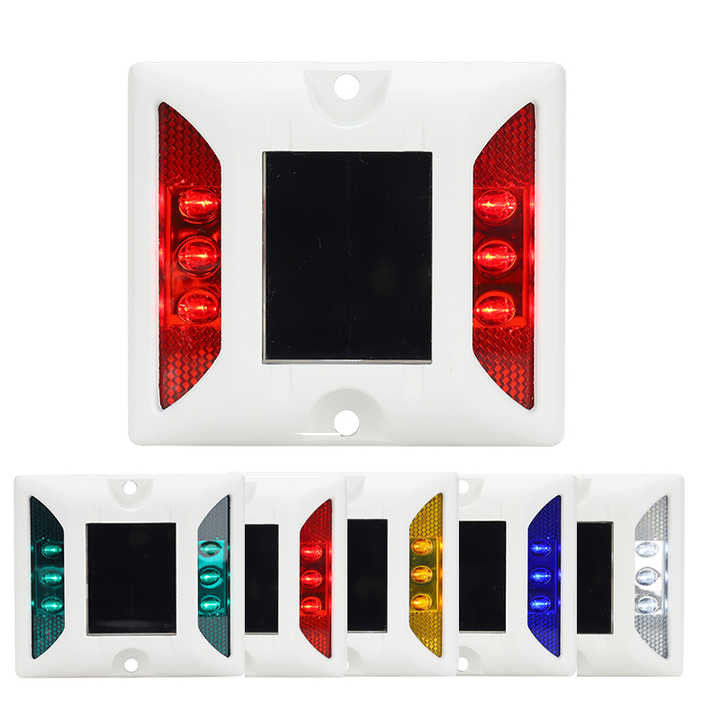 Epistar LED Chip Aluminium Solar LED Road Studs 2.5V Untuk Solusi Keamanan Jalan