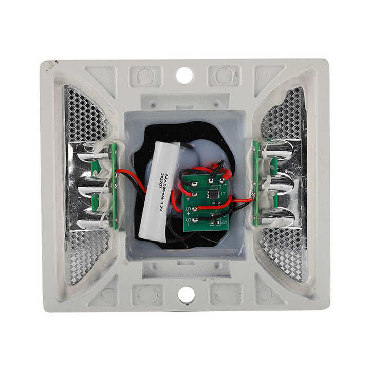 125 * 110 * 25mm Biru Solar LED Jalan Studs berkedip Cat's Eye Road Marker
