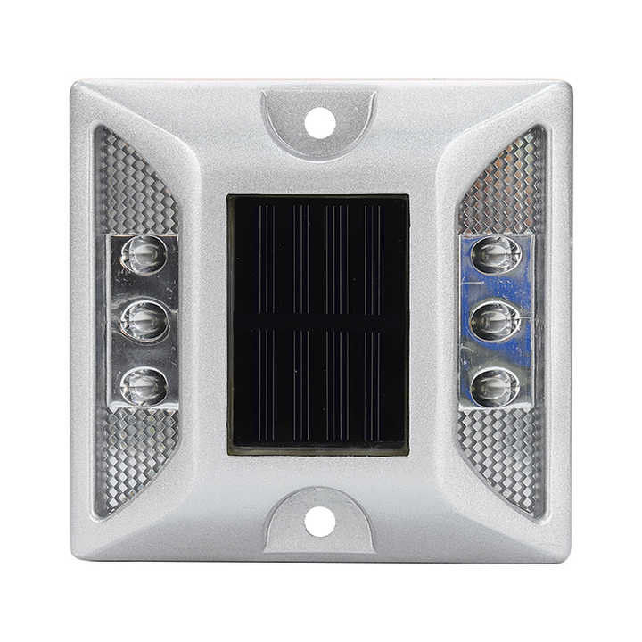 350g IP68 Solar Metal Road Studs Putih LED Warna Untuk Pembangunan Jalan