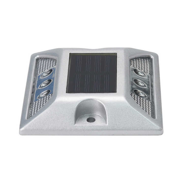 350g IP68 Solar Metal Road Studs Putih LED Warna Untuk Pembangunan Jalan
