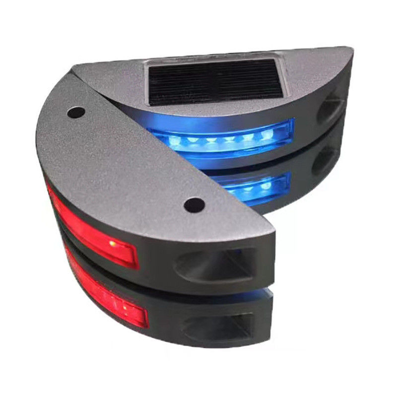 Pencahayaan Bulan Bentuk Surya LED Pencahayaan Jalan 125 * 43 * 30mm Untuk Jalan dan Truk