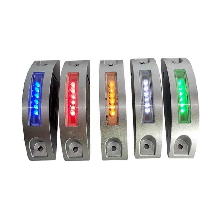 Pencahayaan Bulan Bentuk Surya LED Pencahayaan Jalan 125 * 43 * 30mm Untuk Jalan dan Truk