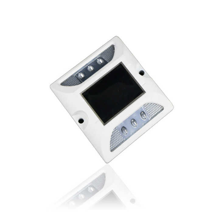 IP68 Flashing Stable Aluminium Solar Road Stud 5 Warna Untuk Jalan Gelap