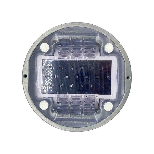 Aluminium IP68 Keamanan Lalu Lintas Lampu Penanda Jalan Surya Lampu Flashing LED Cat Eye