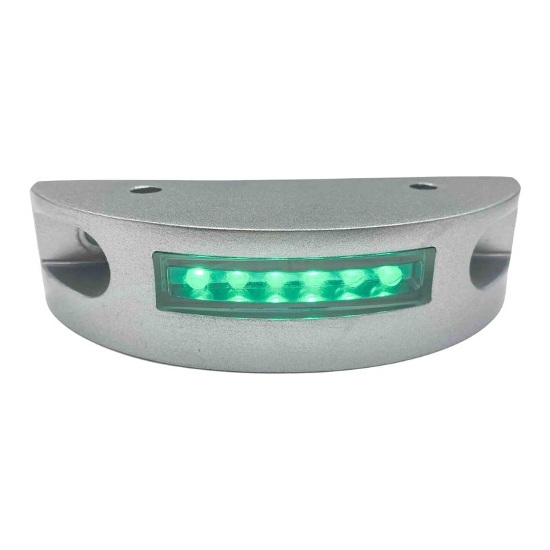 Bentuk setengah bulan Lampu penanda jalan surya Aluminium Case Flashing Truck LED