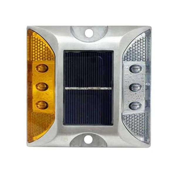 105 * 105 * 23mm Warna Mata Hitam Solar Jalan Studs Disesuaikan