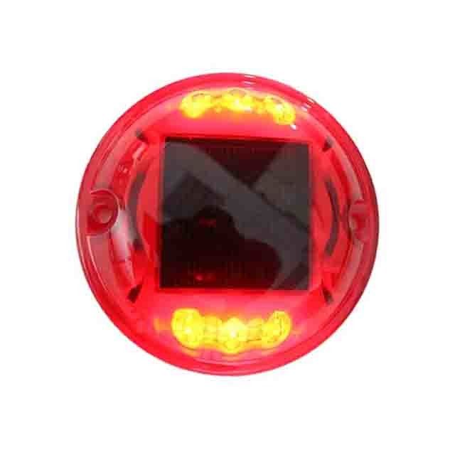 PC Plastis Peringatan Flashing LED Reflector Solar LED Jalan Studs Cat Mata Cahaya