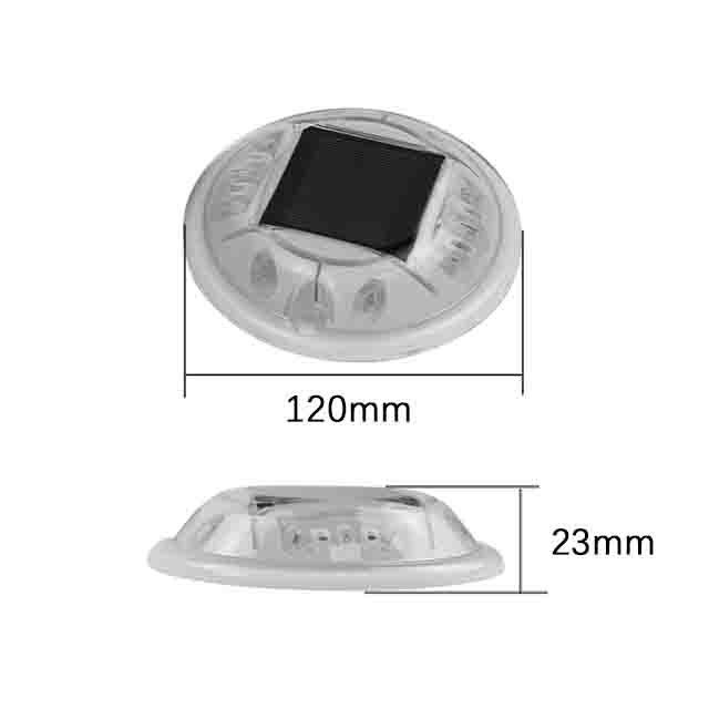 PC Plastis Peringatan Flashing LED Reflector Solar LED Jalan Studs Cat Mata Cahaya