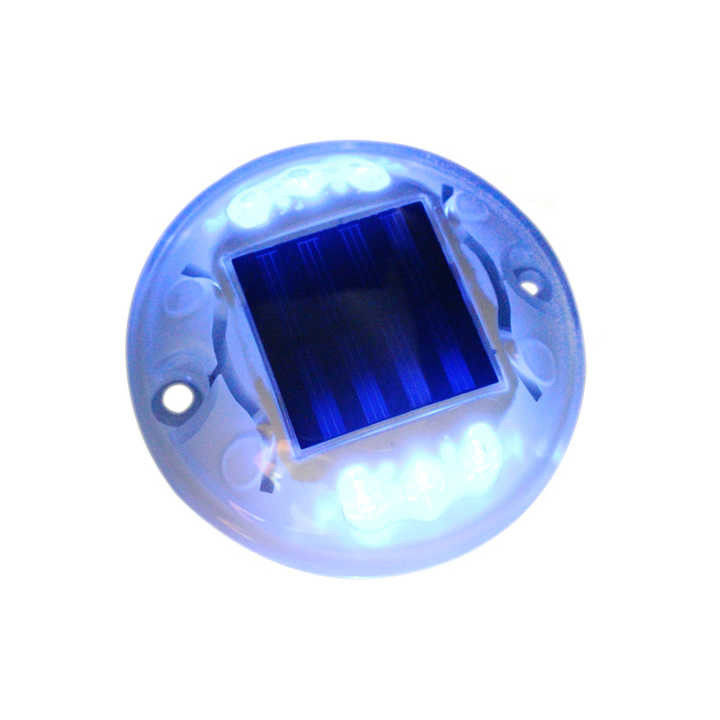 Bulat Plastik Solar Road Studs Solar Powered Road Reflectors LED Cat Mata Cahaya