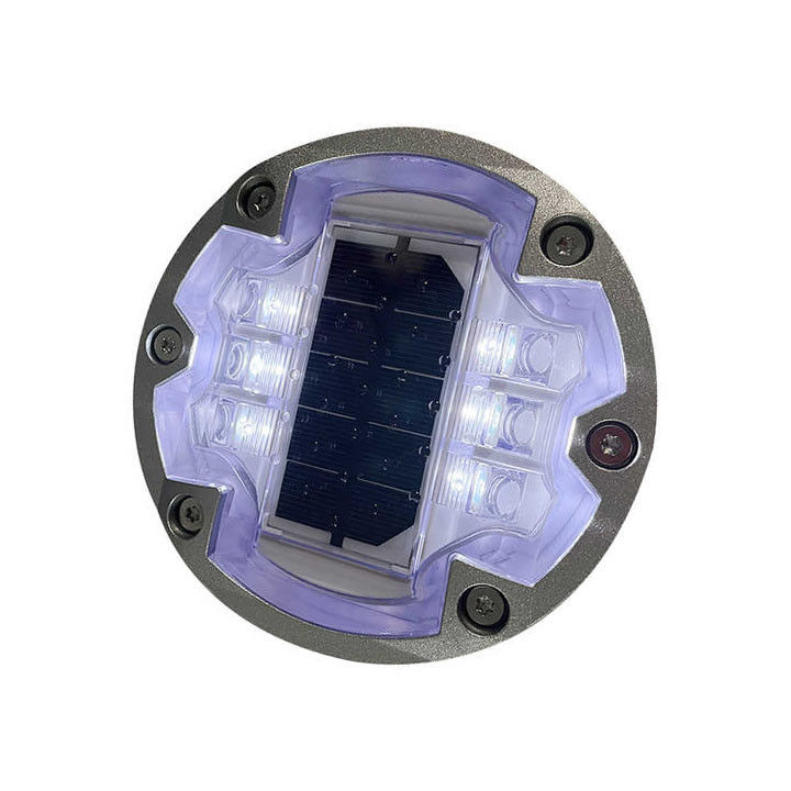 IL300 Lampu Kancing Jalan LED Surya Tugas Berat Penanda Jalan Berkedip Bulat Tertanam