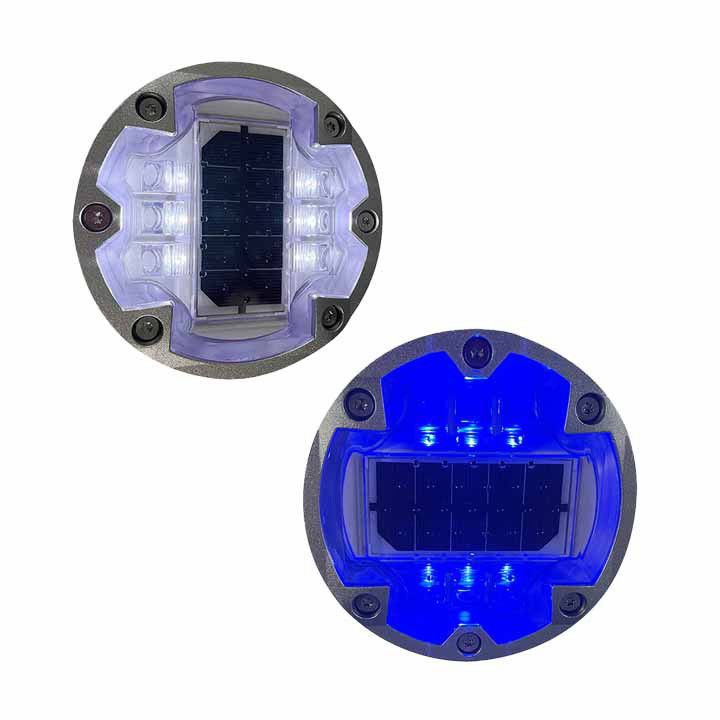 Lampu LED yang berkedip-kedip Matahari IP68 Zebra Crossing LED Lampu Jalan