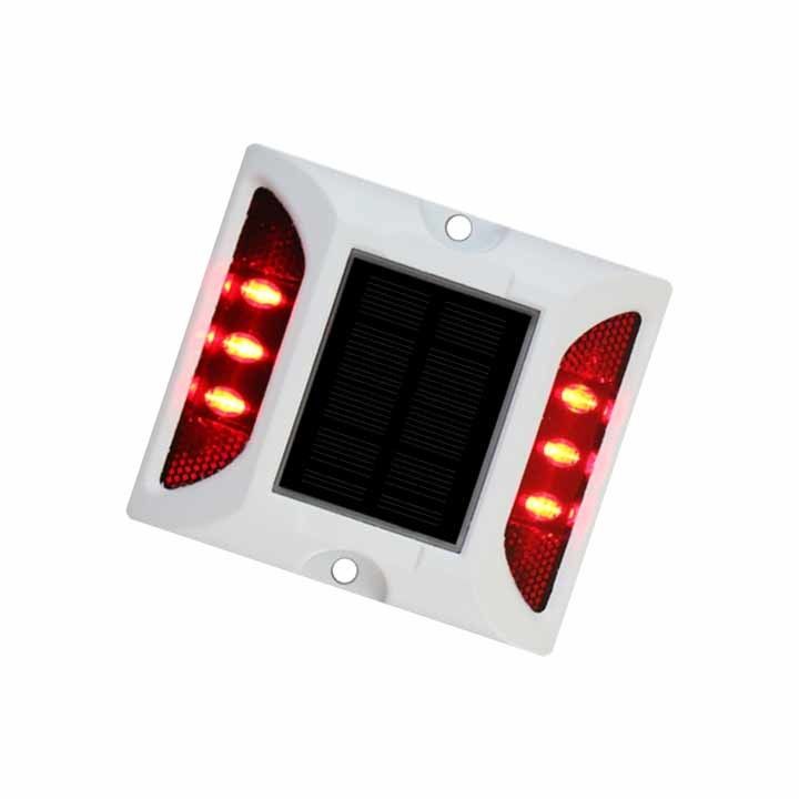 40T Kapasitas Beban Solar LED Jalan Studs IP68 Waterproof Diangkat Mata Kucing Jalan Stud