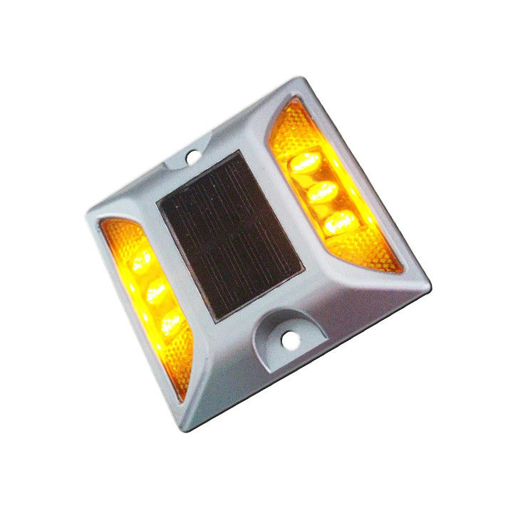 LED Cat Eyes Reflector Reflective IP68 Satu Sisi Aluminium Lampu Jalan Surya