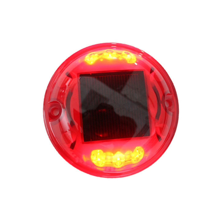PC Material IP68 Round Cat Eye Jalan Stud 360 derajat Lampu Penanda Pavement