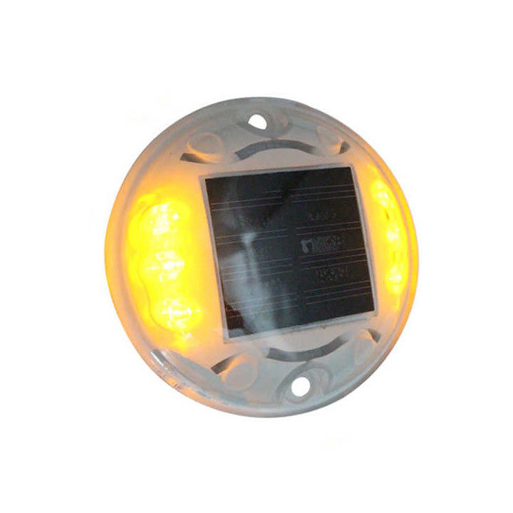 PC Material IP68 Round Cat Eye Jalan Stud 360 derajat Lampu Penanda Pavement